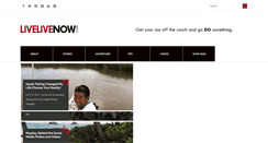 Desktop Screenshot of livelivenow.com
